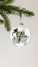 Lade das Bild in den Galerie-Viewer, Weihnachtskugel Transparent Personalisiert
