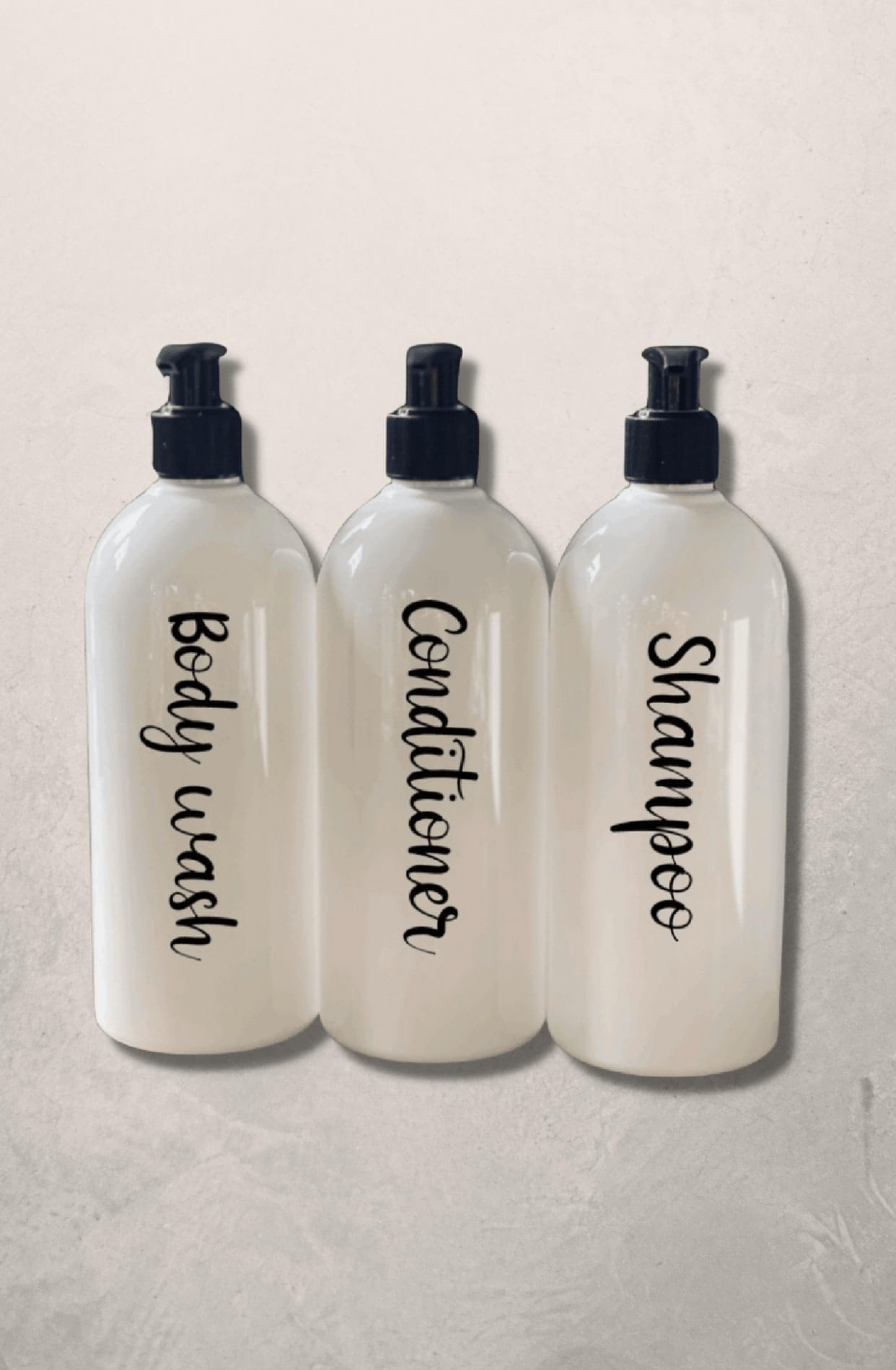 PET Spender 3er SET 500ml Weiß