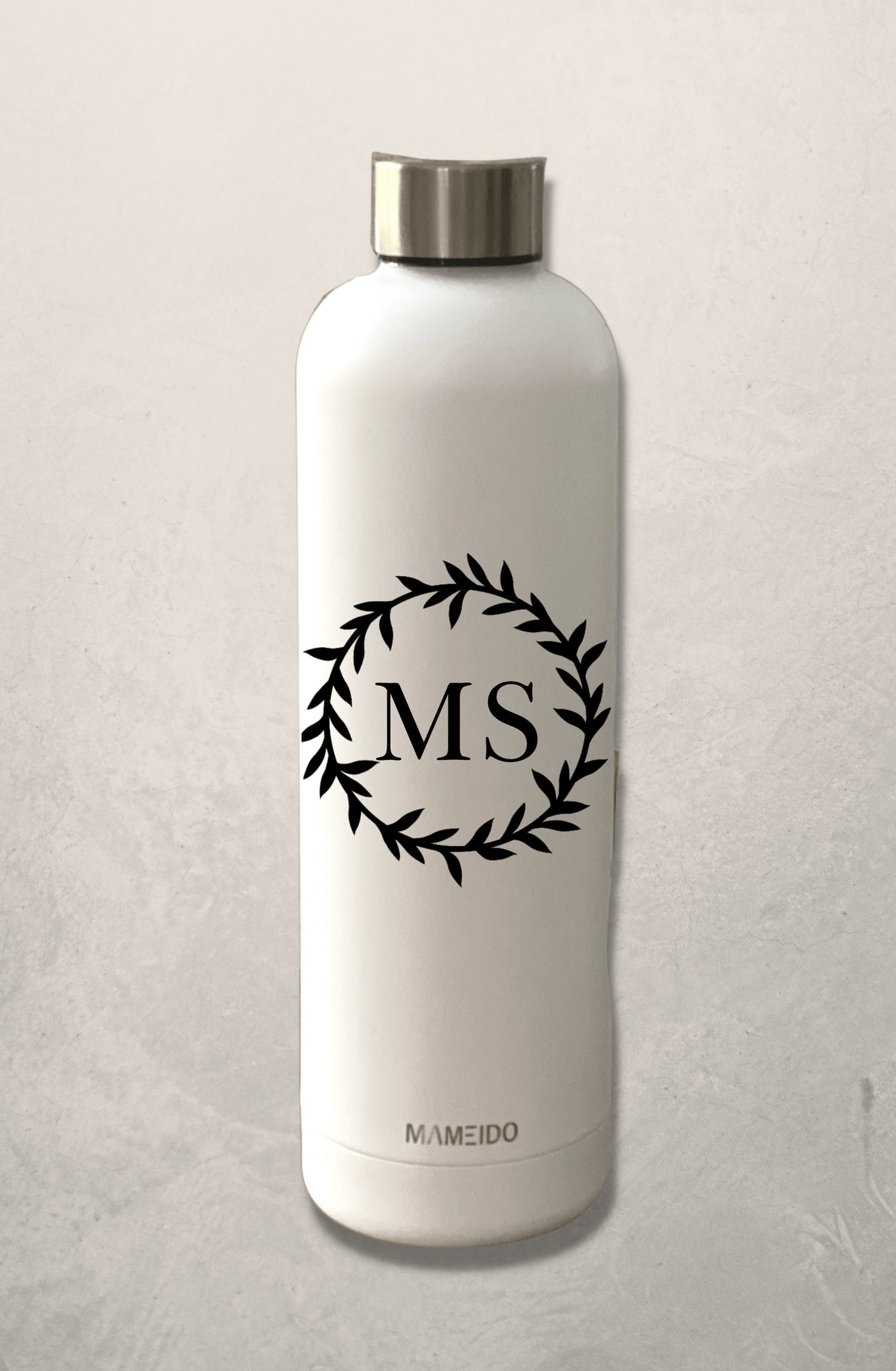 Mameido Thermosflasche Weiß 750ml