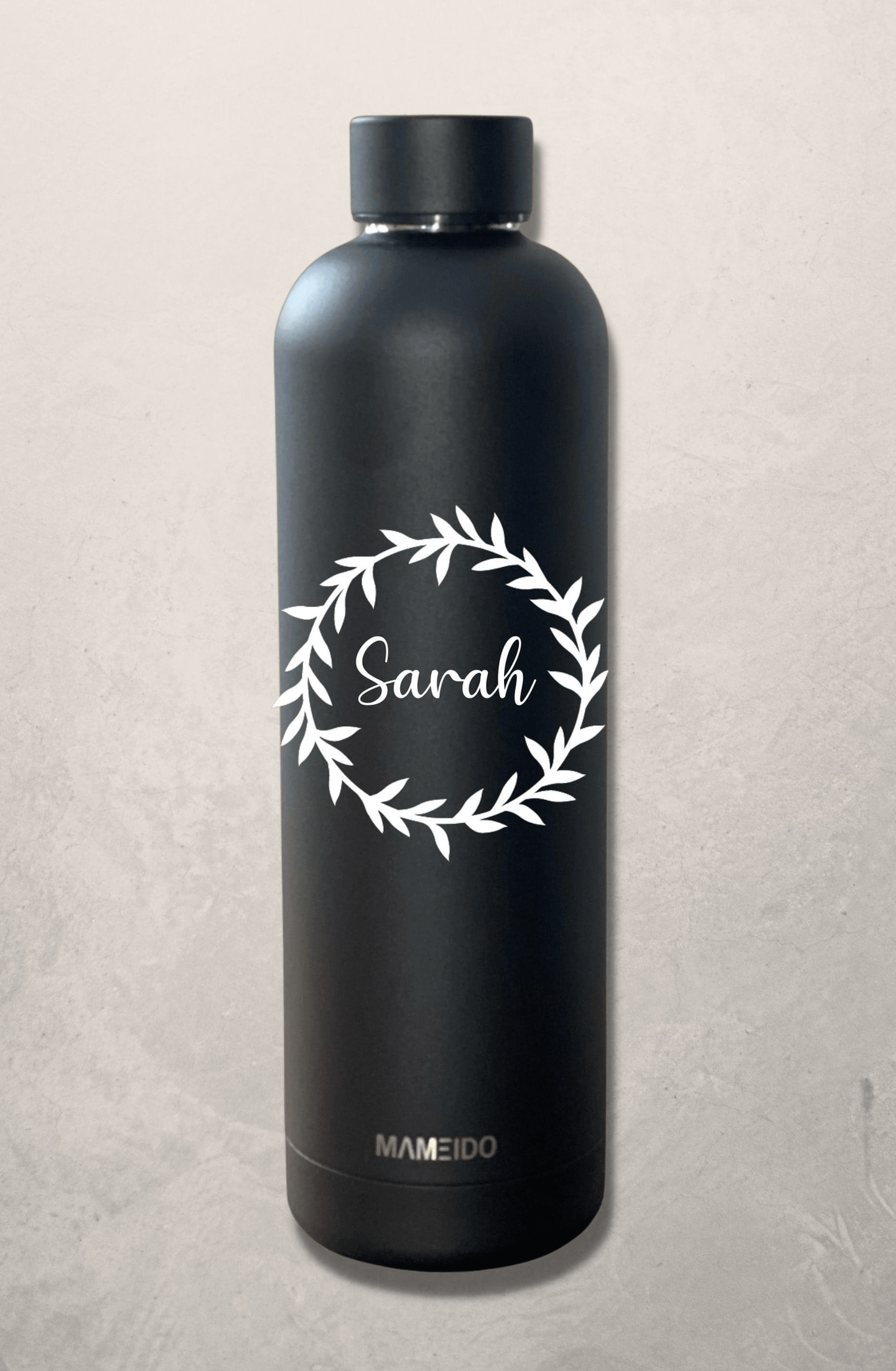 Mameido Thermosflasche Schwarz 750ml