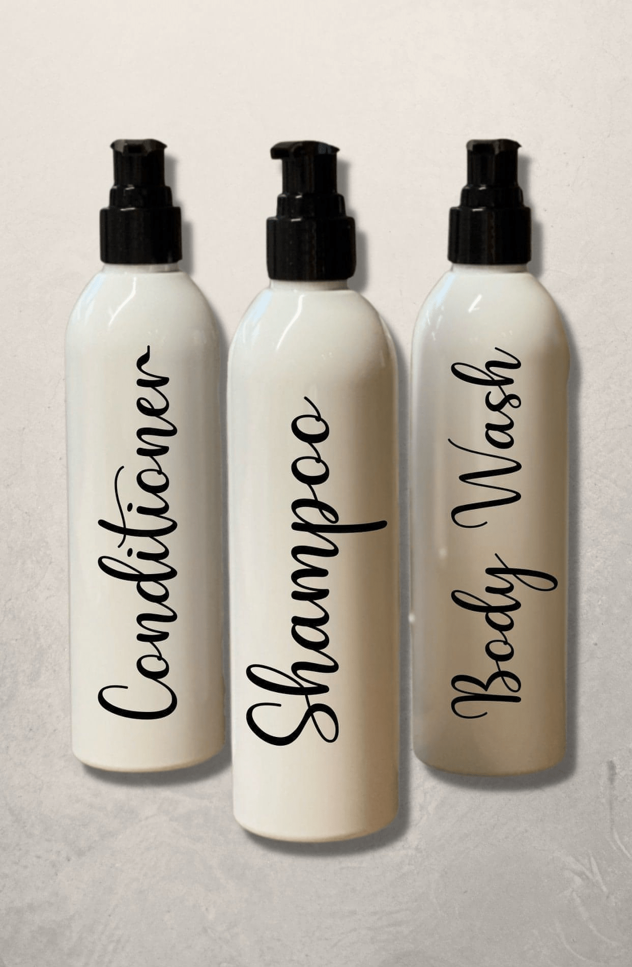 PET Spender 3er SET 250ml Weiß