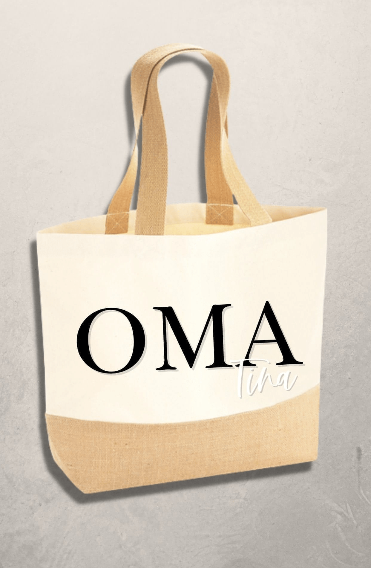 Oma Jute Shopper Canvas