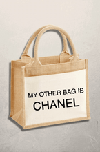 Lade das Bild in den Galerie-Viewer, MY OTHER BAG JUTE Doppeltasche
