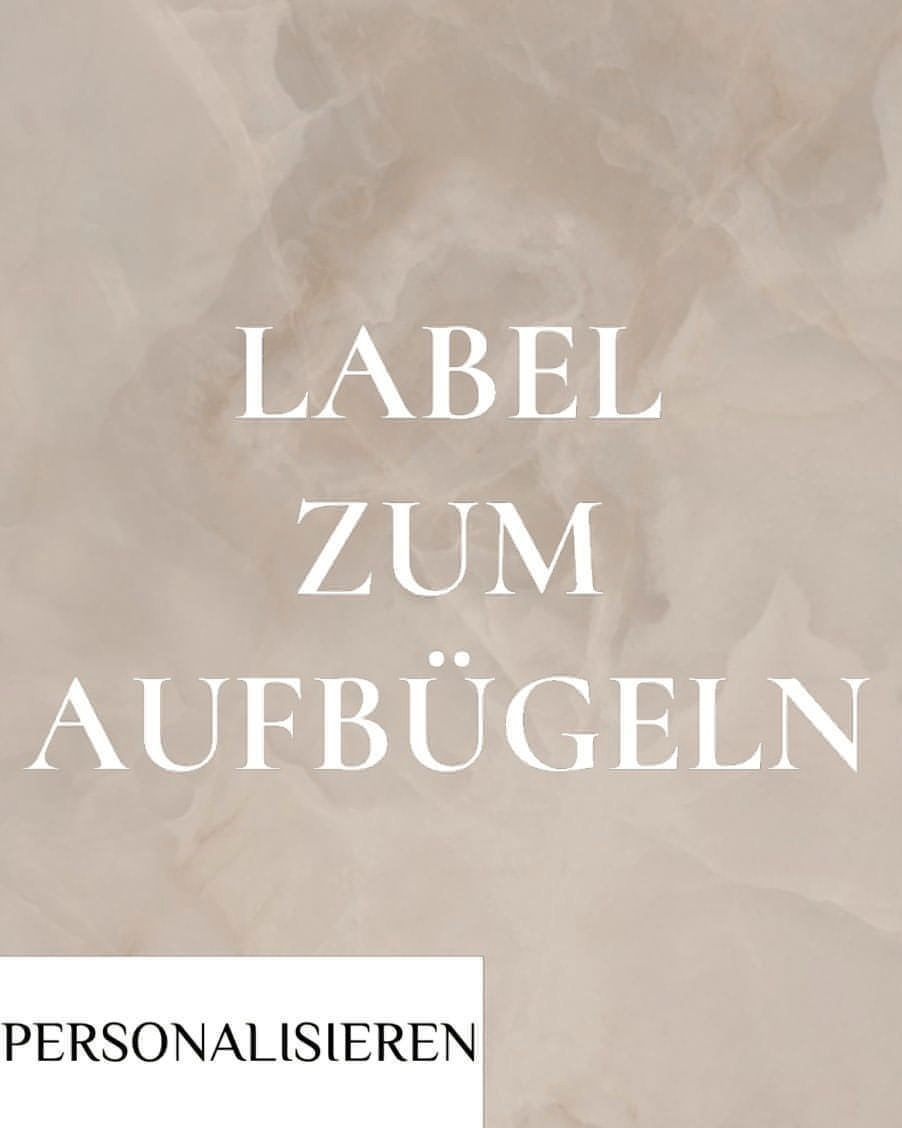 Labelmaker Aufbügelfolie