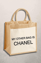 Lade das Bild in den Galerie-Viewer, MY OTHER BAG JUTE Doppeltasche
