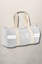 Lade das Bild in den Galerie-Viewer, Grau Wochenendtasche personalisiert
